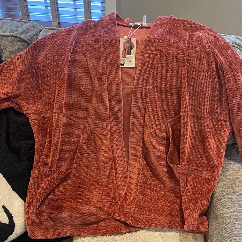 Simply Noelle Rust Cardigan